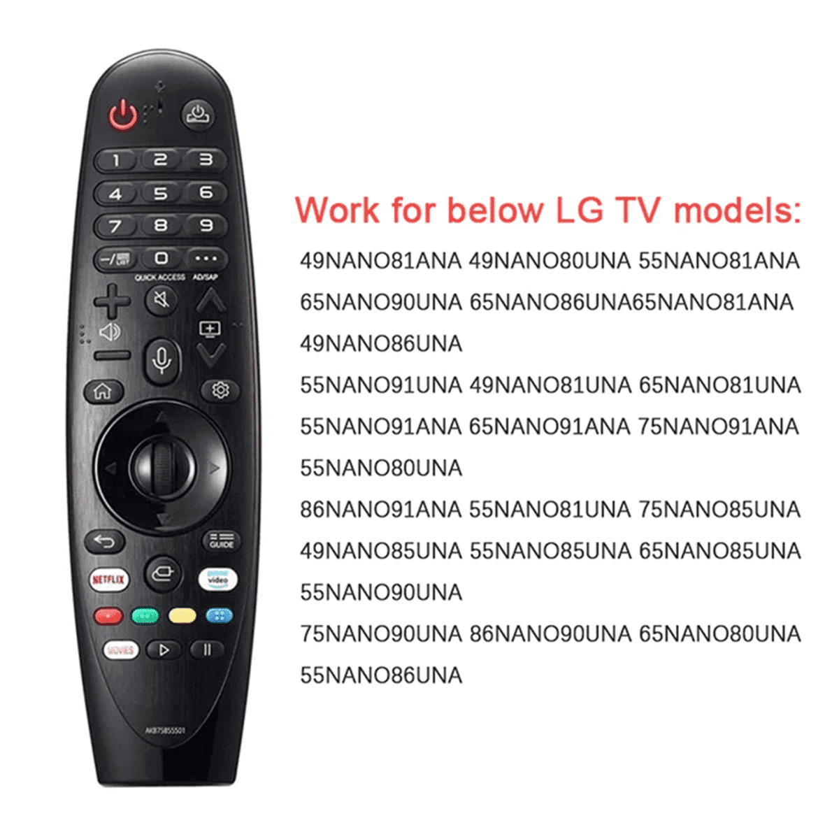 שלט רחוק לטלוויזיה LG ANMR18BA