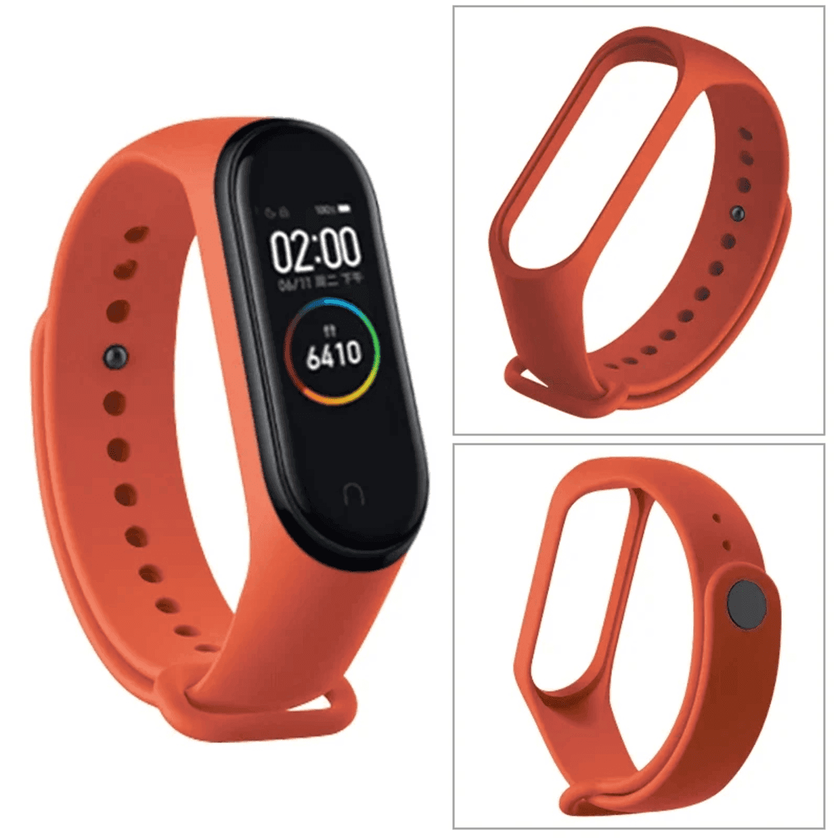 רצועת סיליקון לצמיד הכושר Xiaomi Mi Band 4 – מתאימה גם לדגמי Mi Band 5, 6, 7