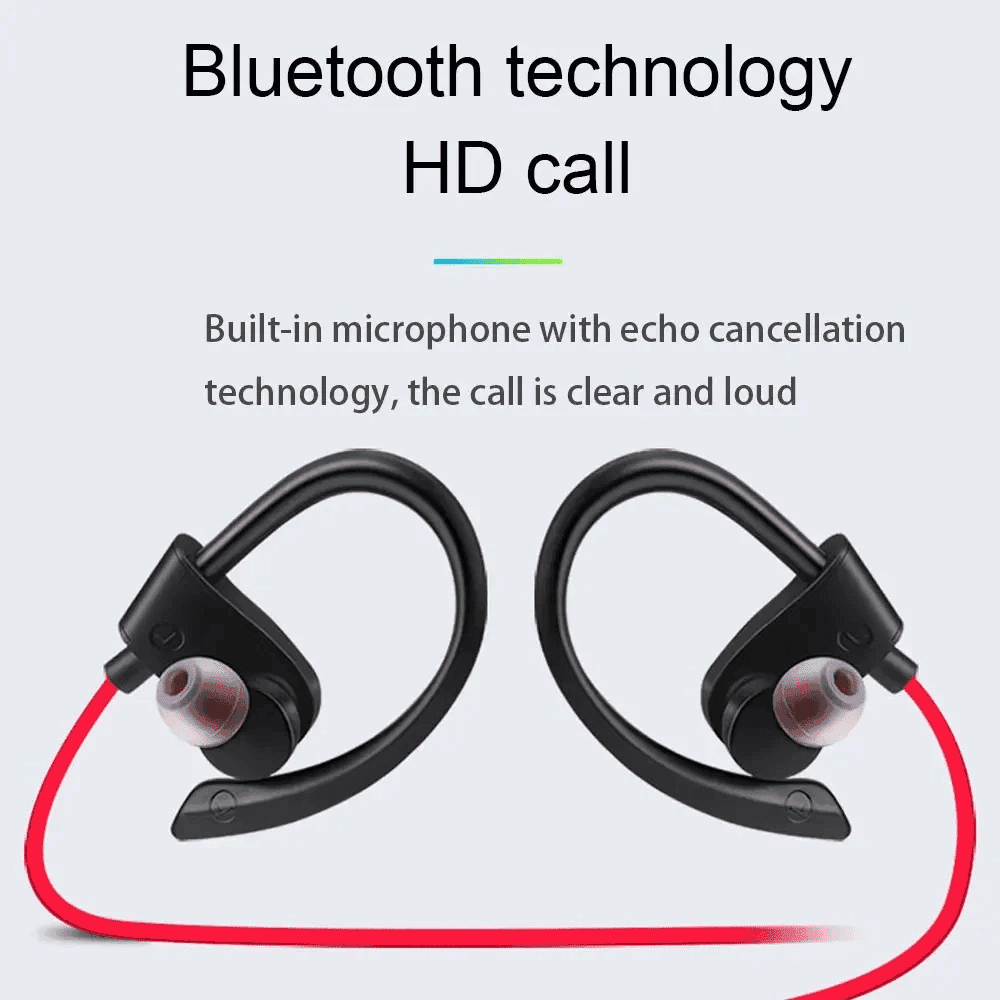 אוזניות Bluetooth ספורט עם מיקרופון