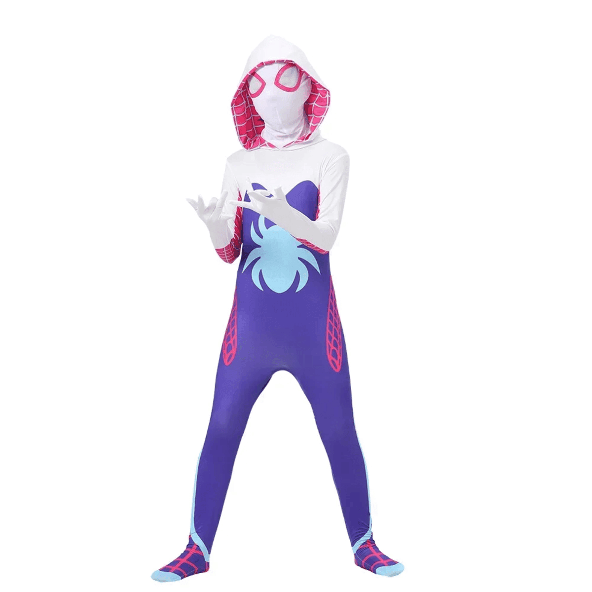 תחפושת גוון סטייסי Spider-Gwen לילדים ומבוגרים