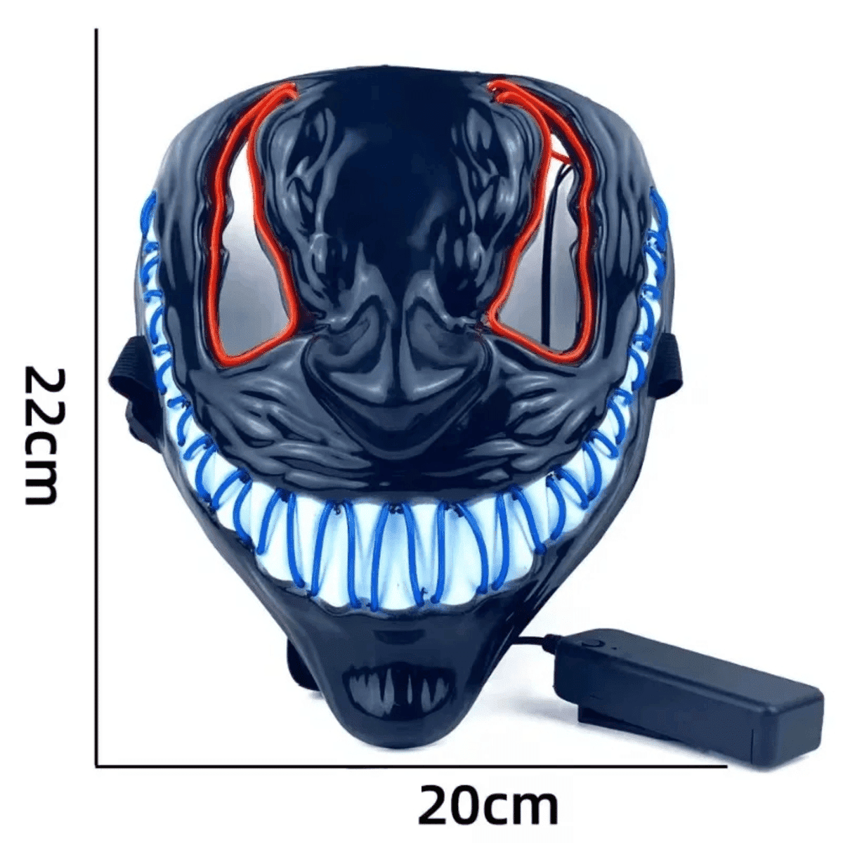 מסכת Venom 2 ניאון זוהרת לליל כל הקדושים
