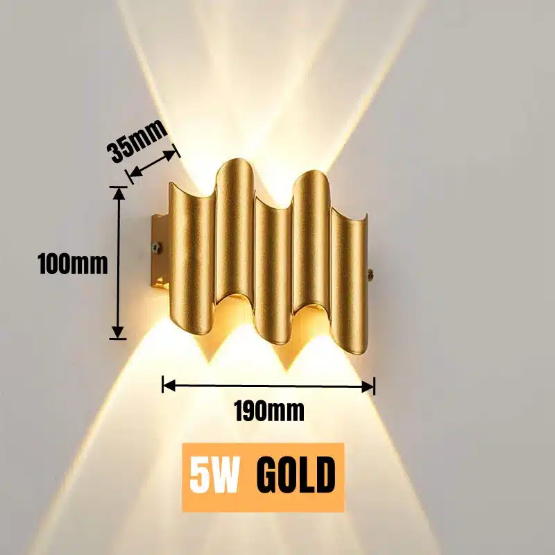 מנורת קיר LED לחוץ ופנים