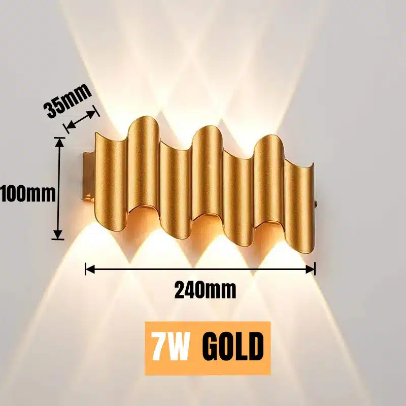 מנורת קיר LED לחוץ ופנים