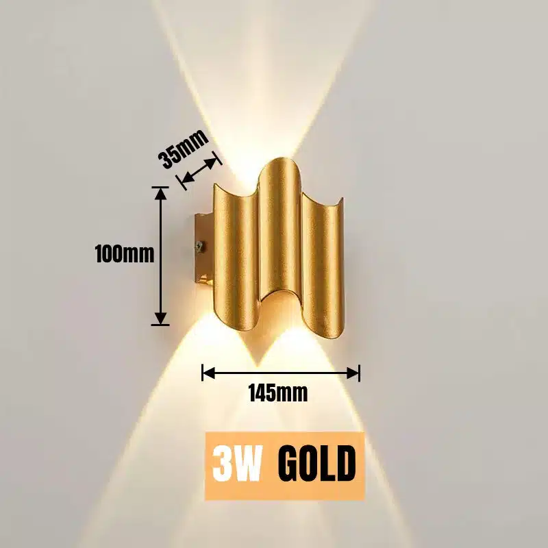 מנורת קיר LED לחוץ ופנים