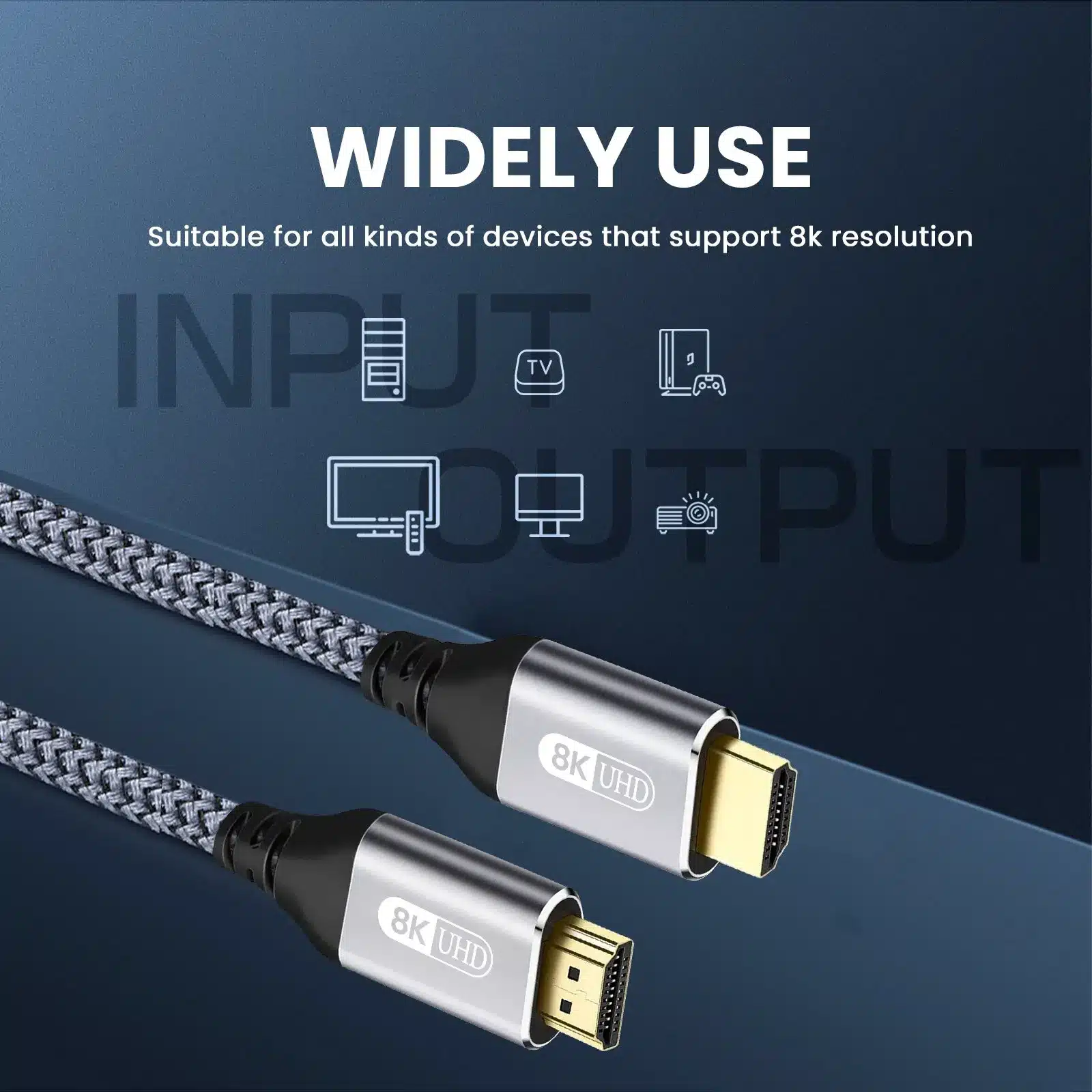 כבל HDMI 8K פרימיום