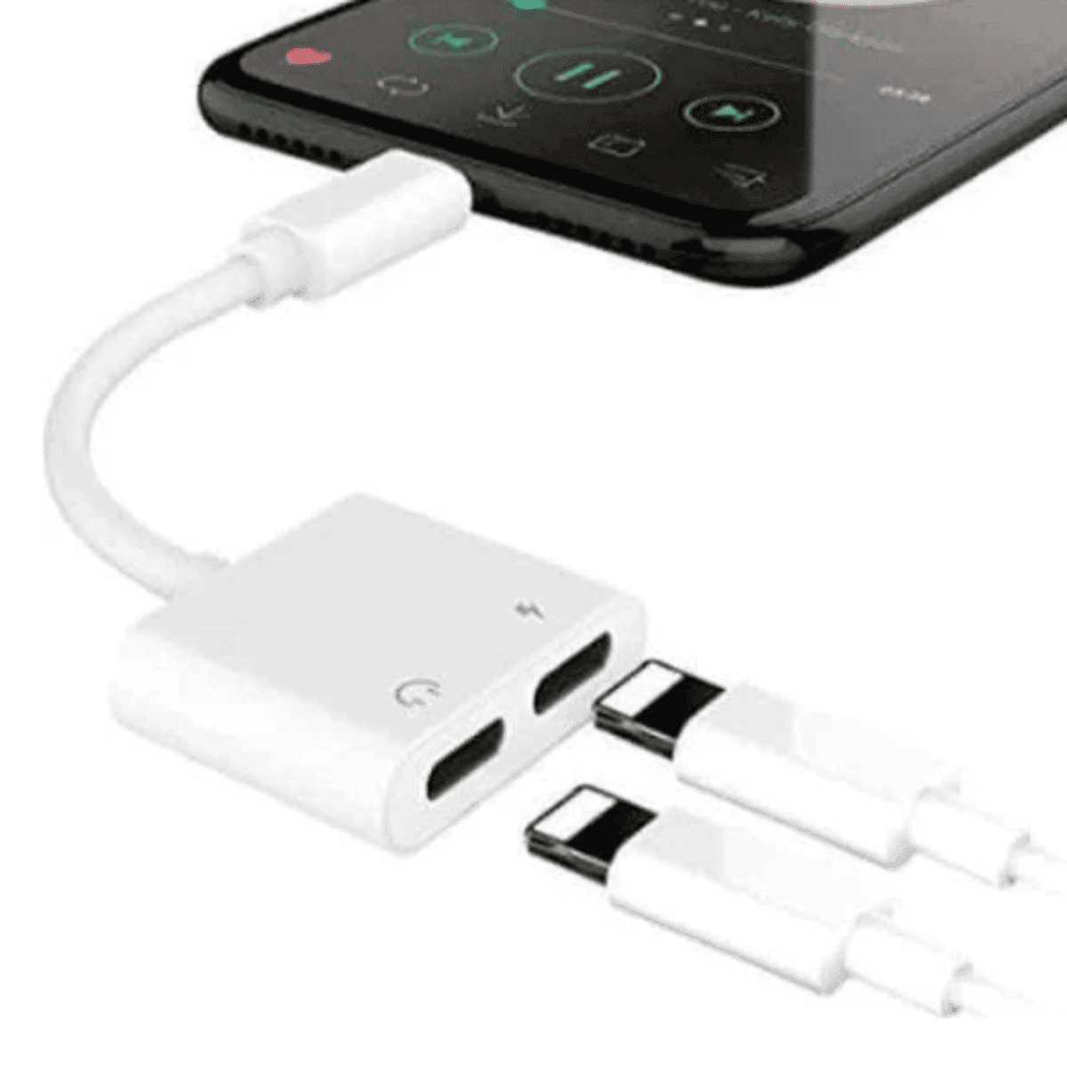 מתאם USB Type-C ל-3.5 מ"מ לאוזניות עם טעינה מהירה למכשירי iPhone, Samsung, Xiaomi