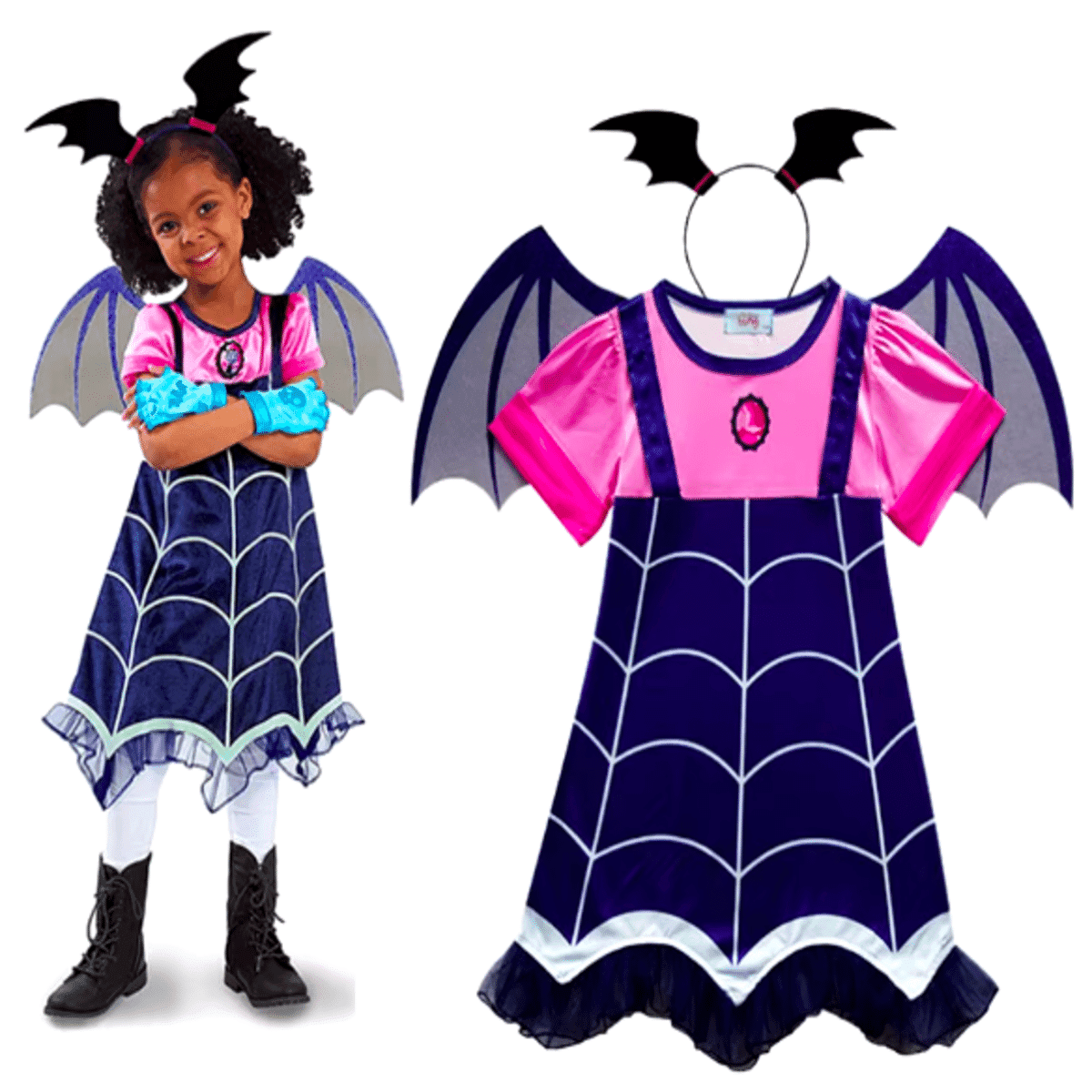 תחפושת מכשפה וערפדית לילדים - מלפיסנט ו- Vampirina