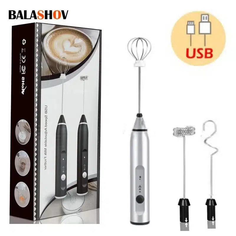 מקציף חלב נטען USB