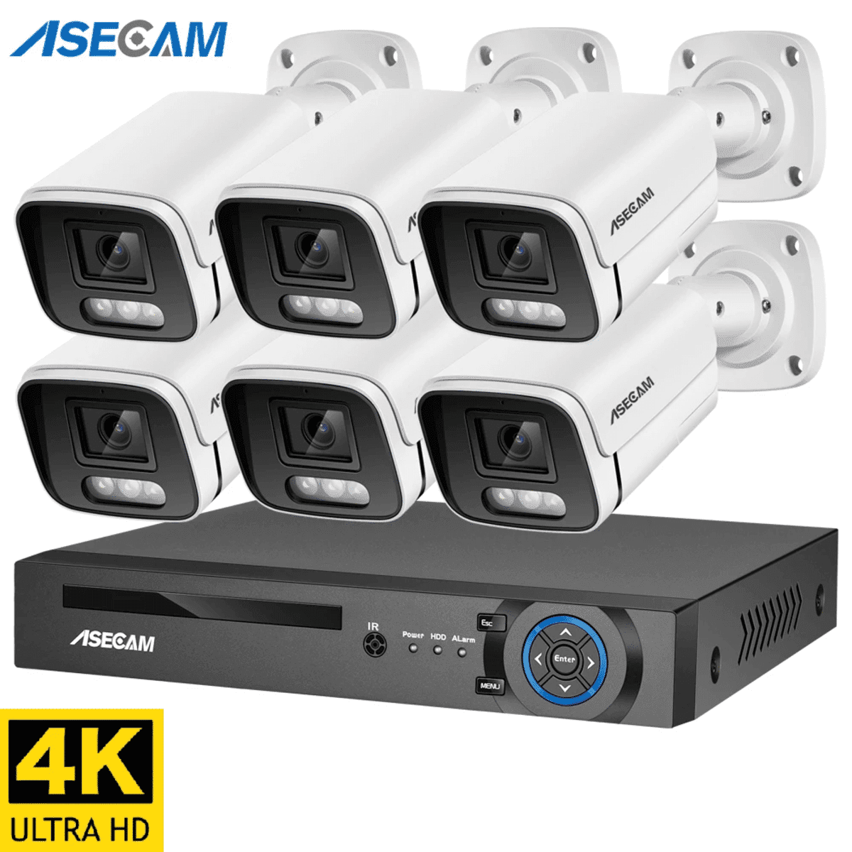 מערכת מצלמות אבטחה 4K AI