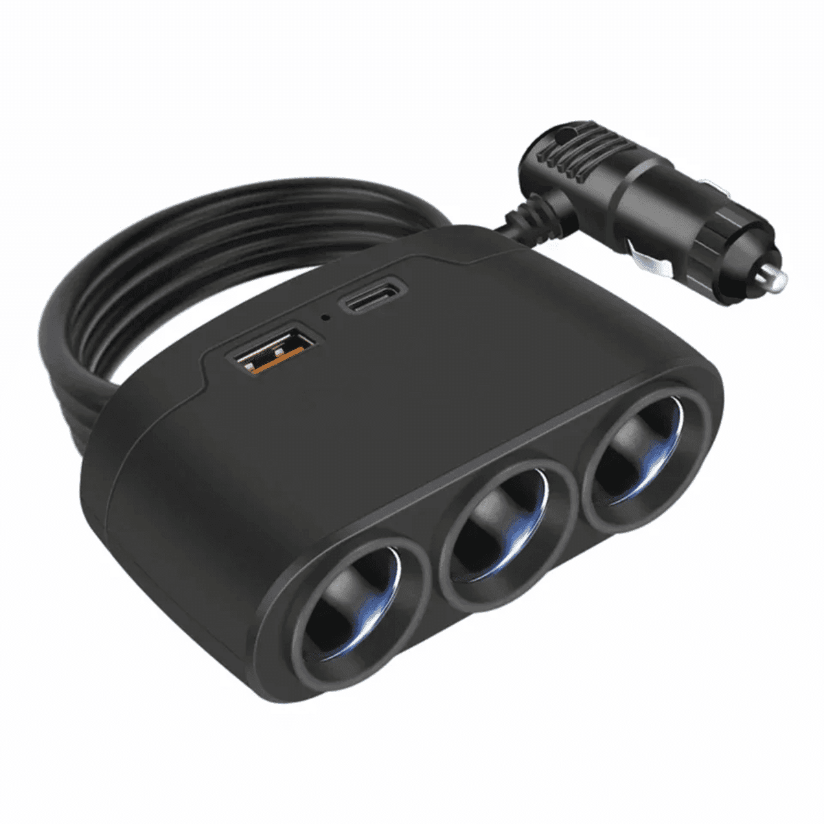 מפצל רכב USB לטעינה – שקע רב התאימות לרכב ולמשאית