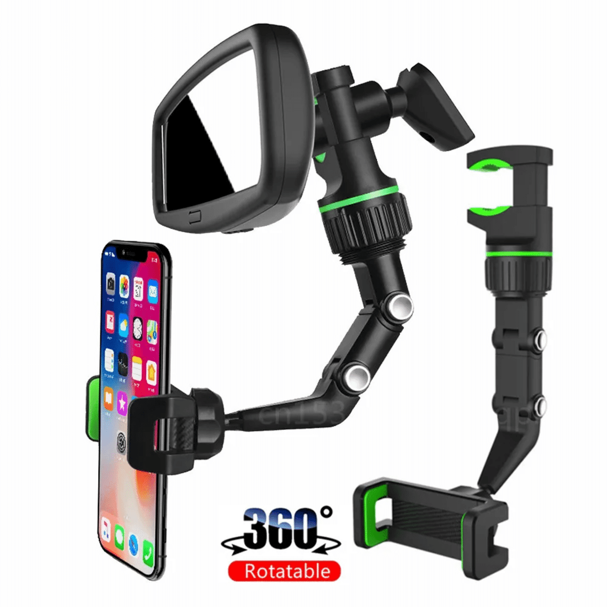 מחזיק טלפון רב-תכליתי לרכב – סיבוב 360° להתאמה מושלמת