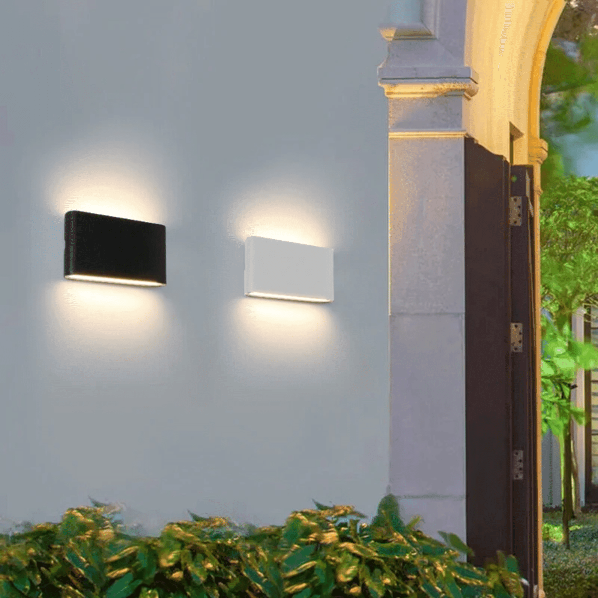 מנורת קיר LED חיצונית עמידה למים 6W/12W