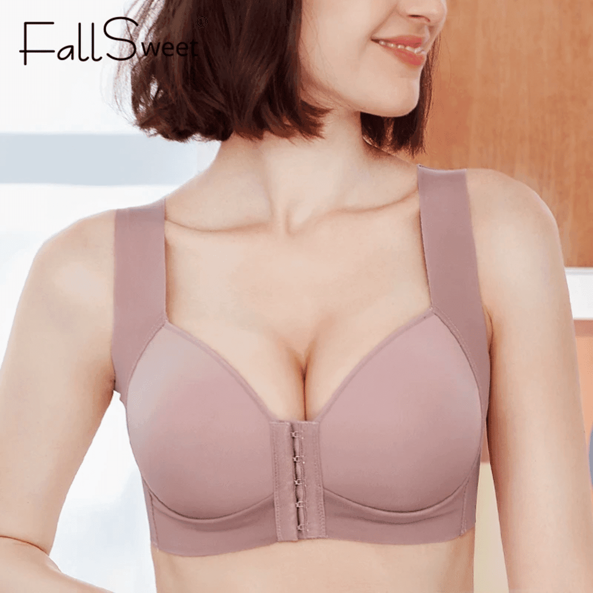 FallSweet חזיית סגירה קדמית לנשים בתוספת גודל