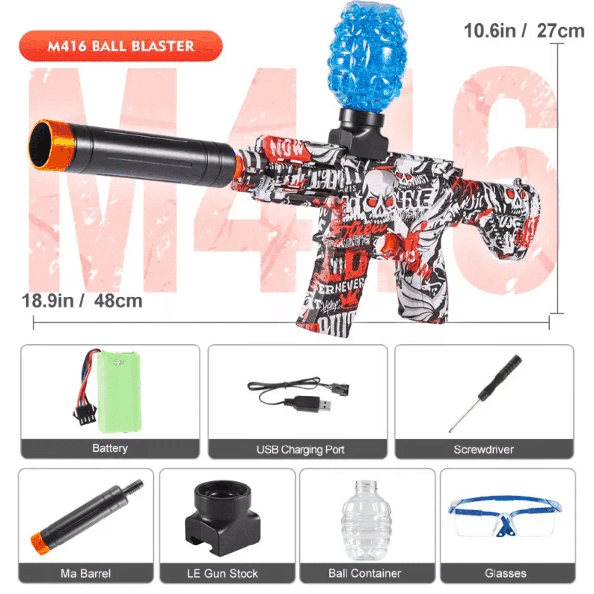 אקדח צעצוע חשמלי M416
