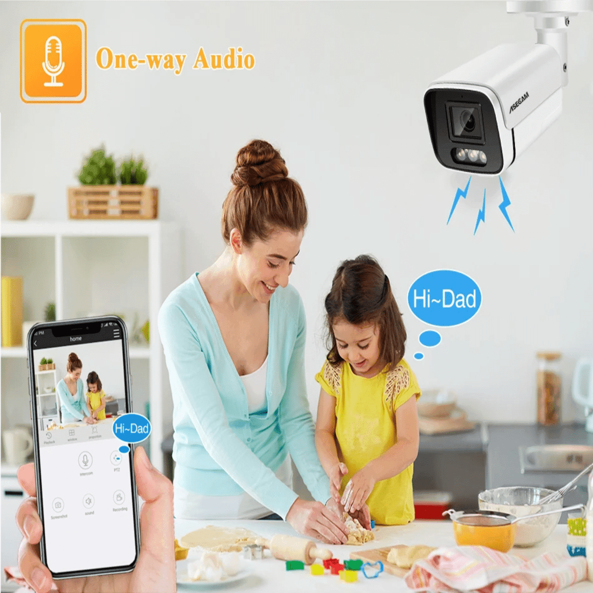 מערכת מצלמות אבטחה 4K AI