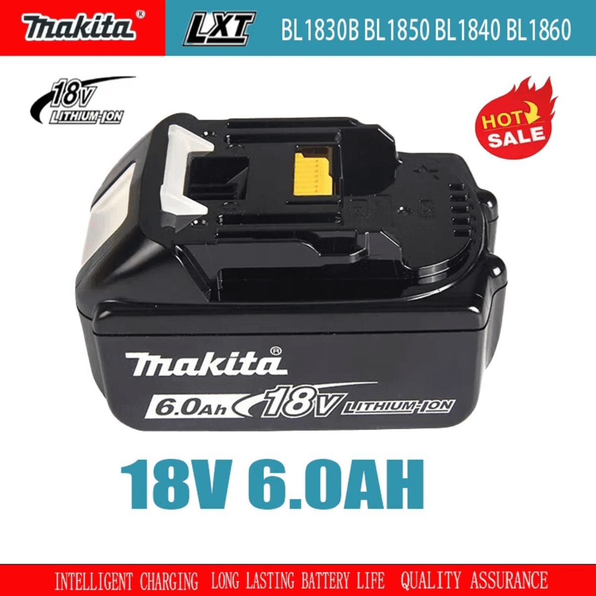 סוללת מאקיטה 18V נטענת