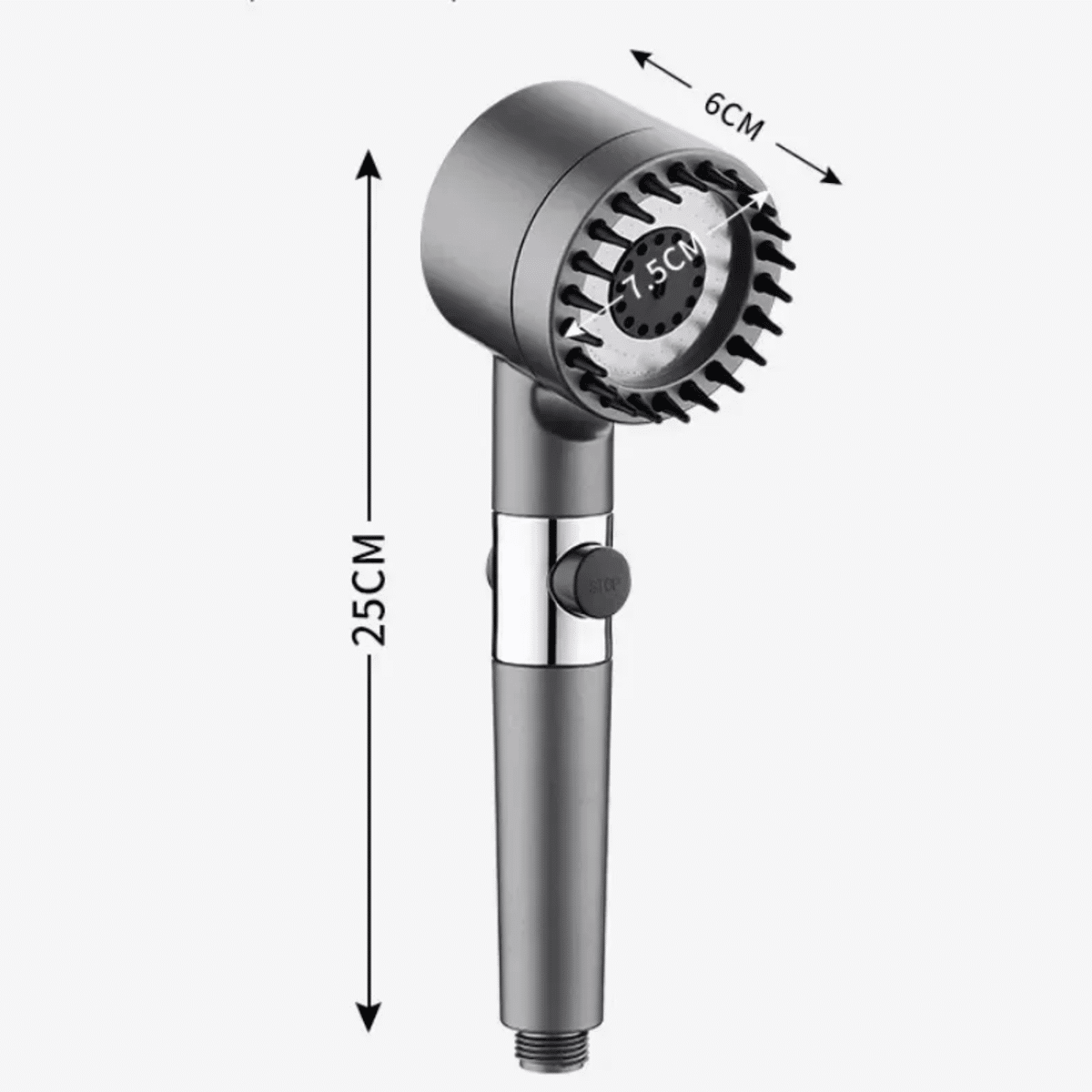 ראש מקלחת עוצמתי TurboStream