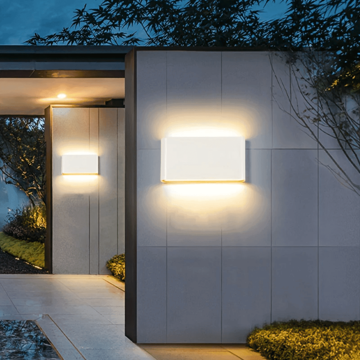 מנורת קיר LED חיצונית עמידה למים 6W/12W