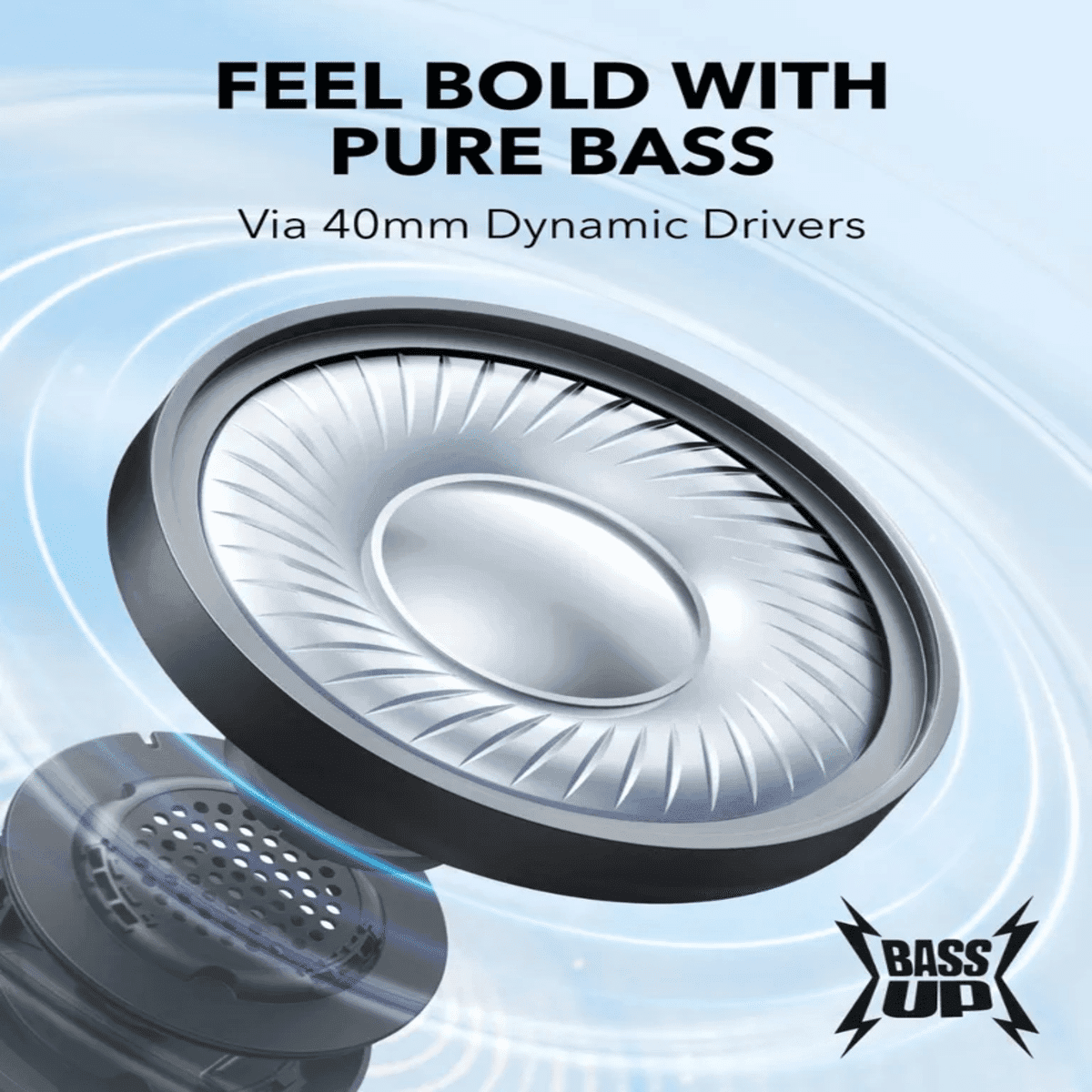 אוזניות אלחוטיות Soundcore H30i עם Bluetooth 5.3