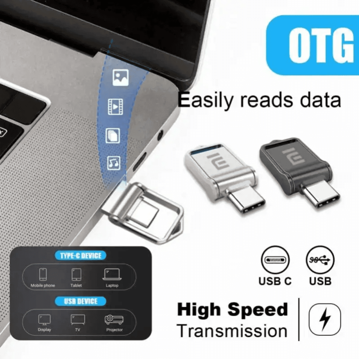 דיסק און קי מיני Xiaomi בנפח 2TB עם USB 3.0