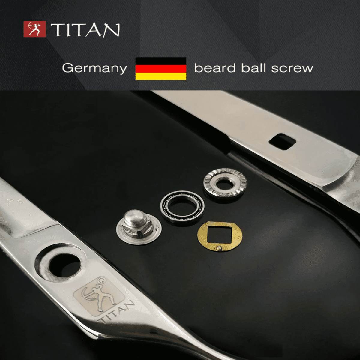 מספריים מקצועיות Titan 3D למספרה