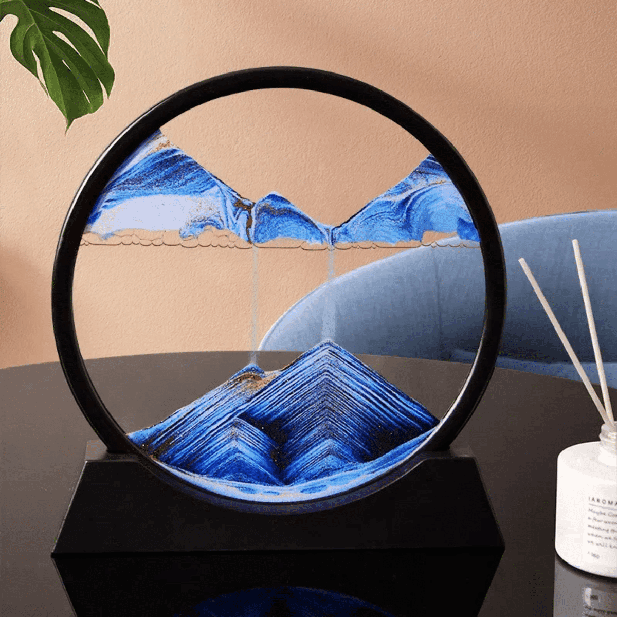שעון חול אומנותי 3D