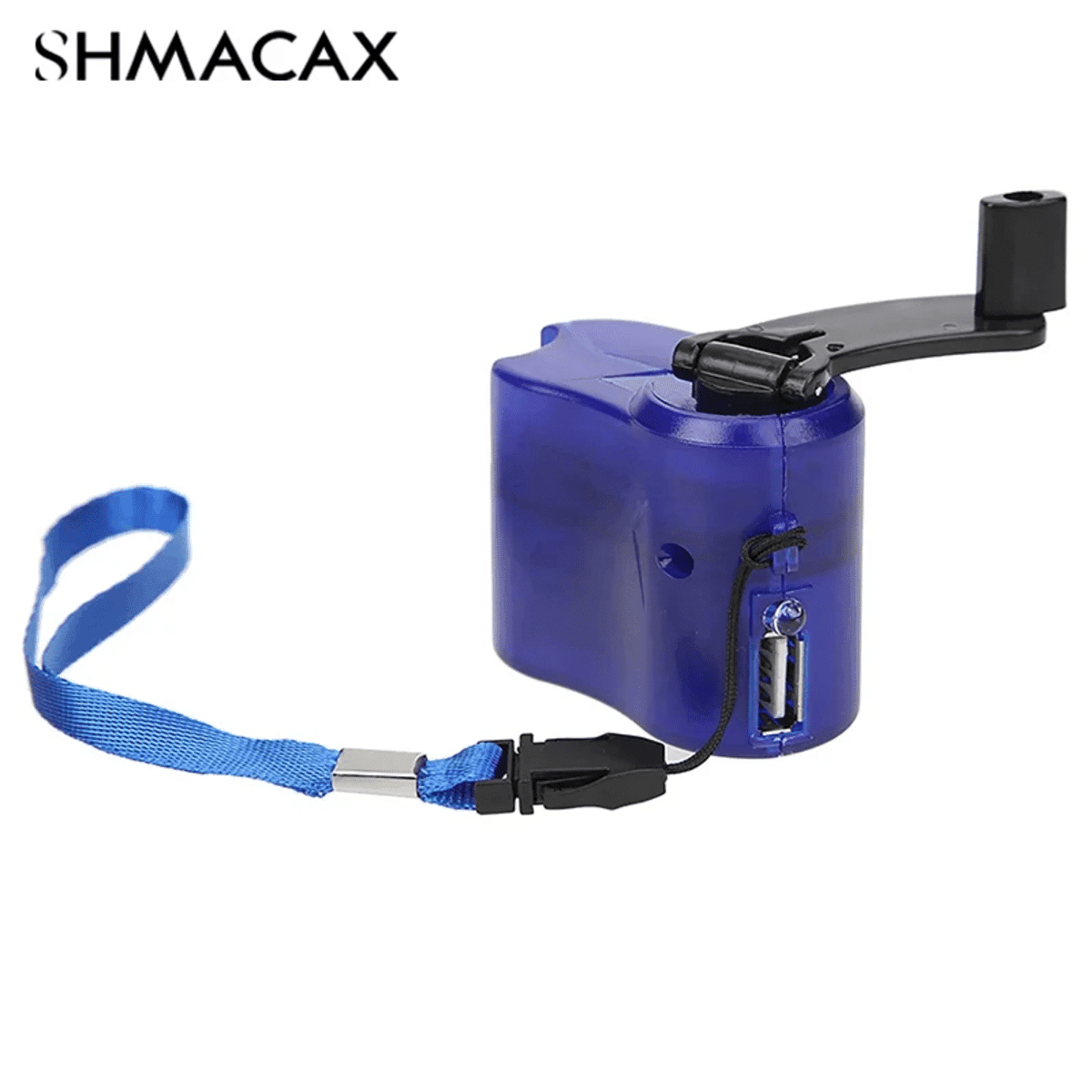 מטען חירום ידני עם ארכובה לדינמו 5.5V