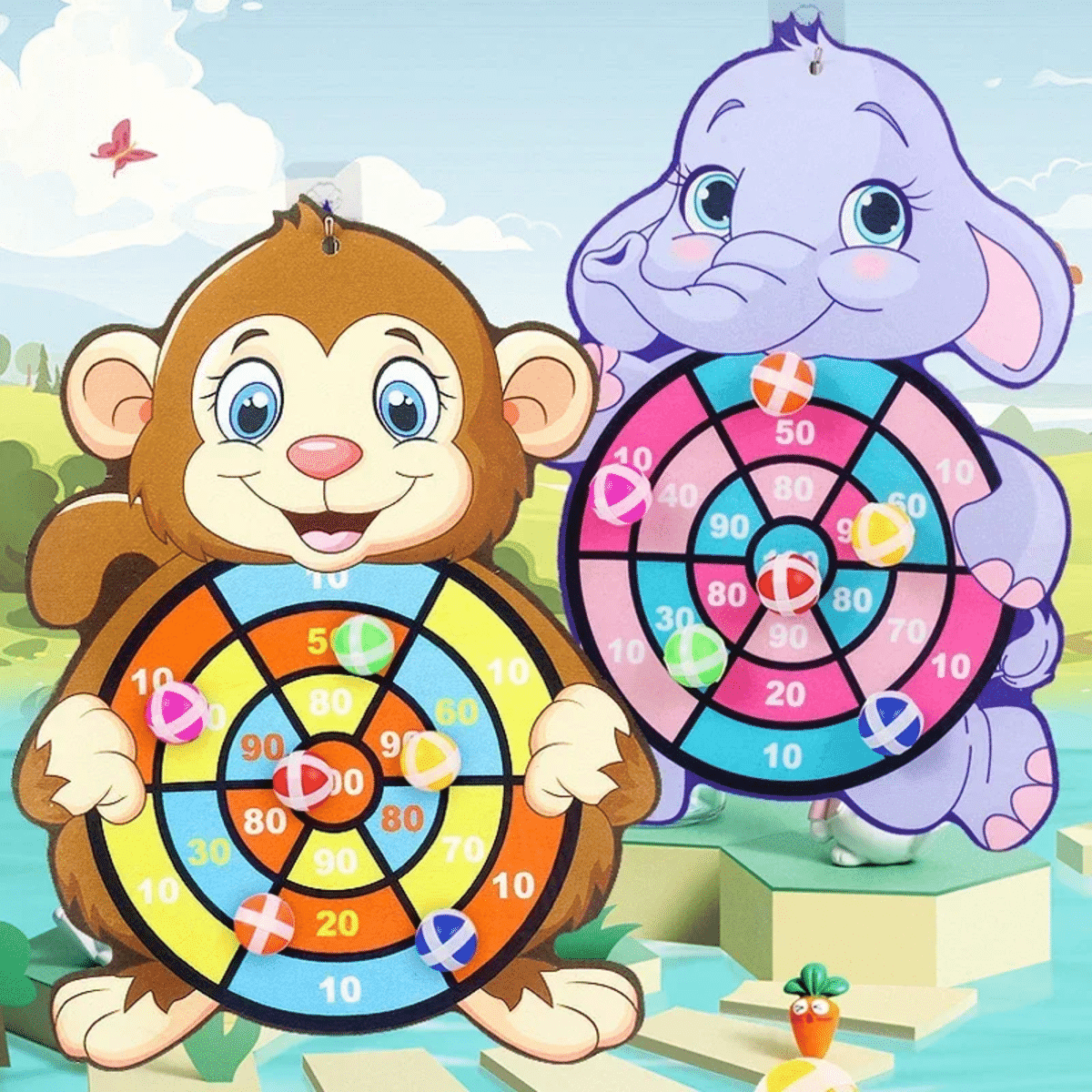 משחק יריות כדורים קליעה למטרה לילדים