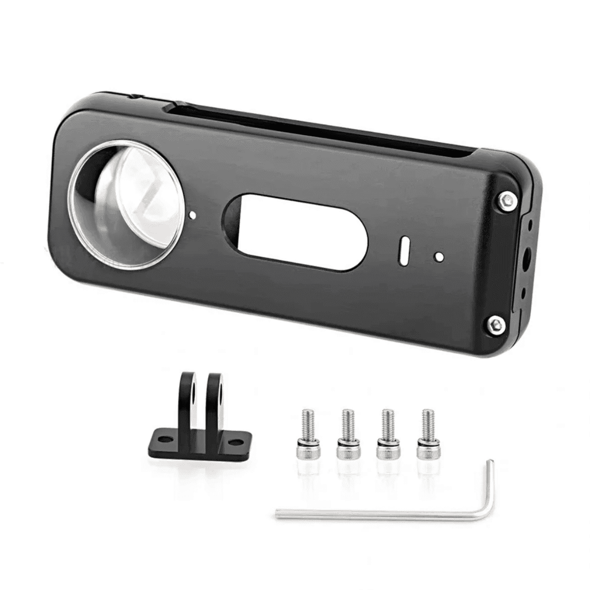 מגן מתכת למצלמת Insta360 X3 עם מסגרת אלומיניום