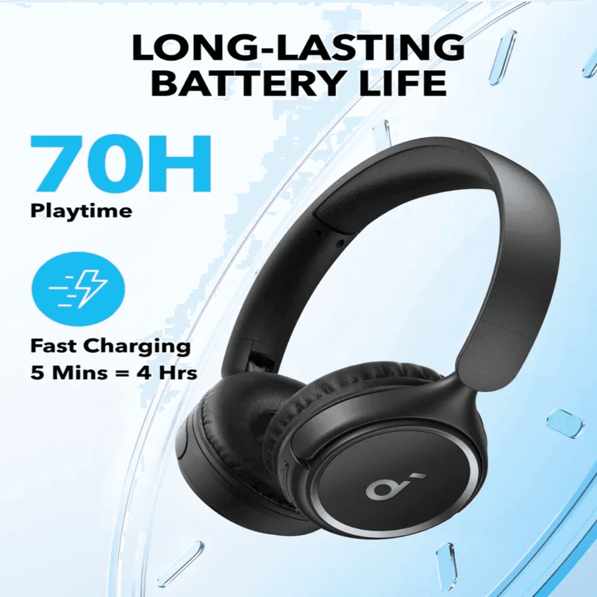 אוזניות אלחוטיות Soundcore H30i עם Bluetooth 5.3