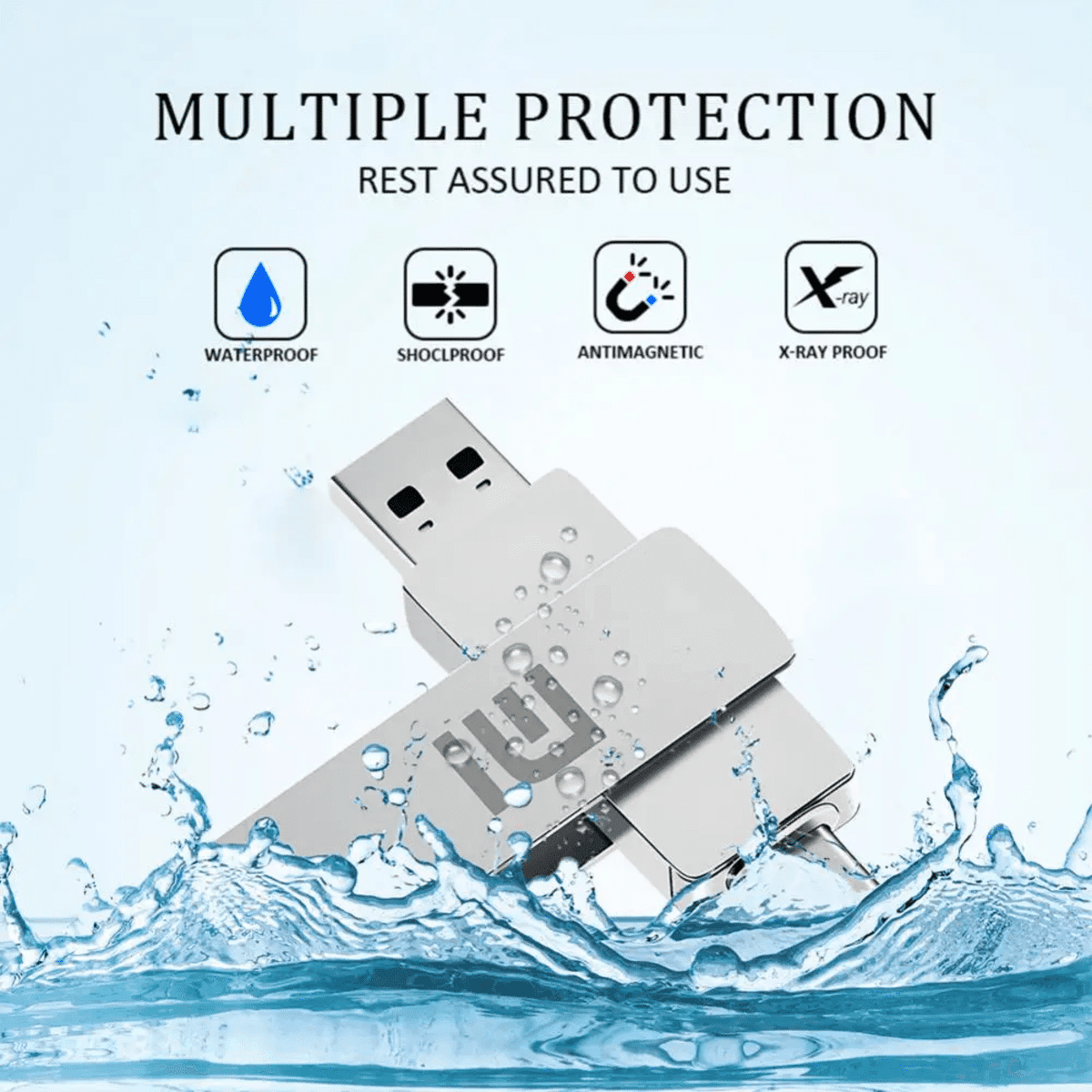 דיסק און קי מיני Xiaomi 2TB עם USB 3.0 ו-Type-C