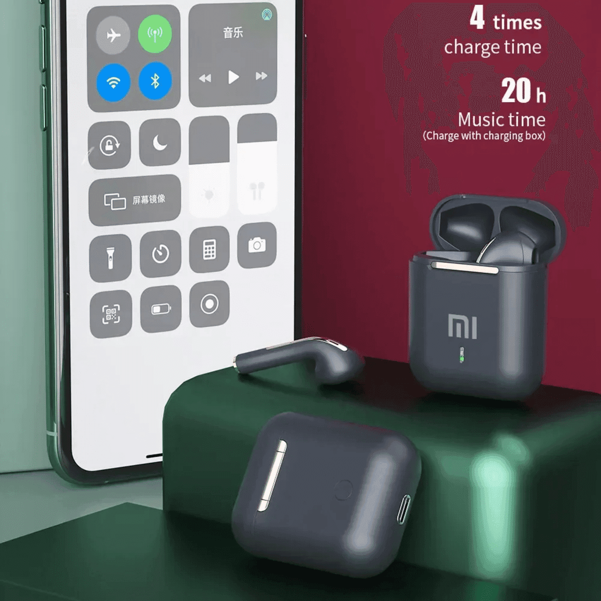 אוזניות אלחוטיות J18 Bluetooth