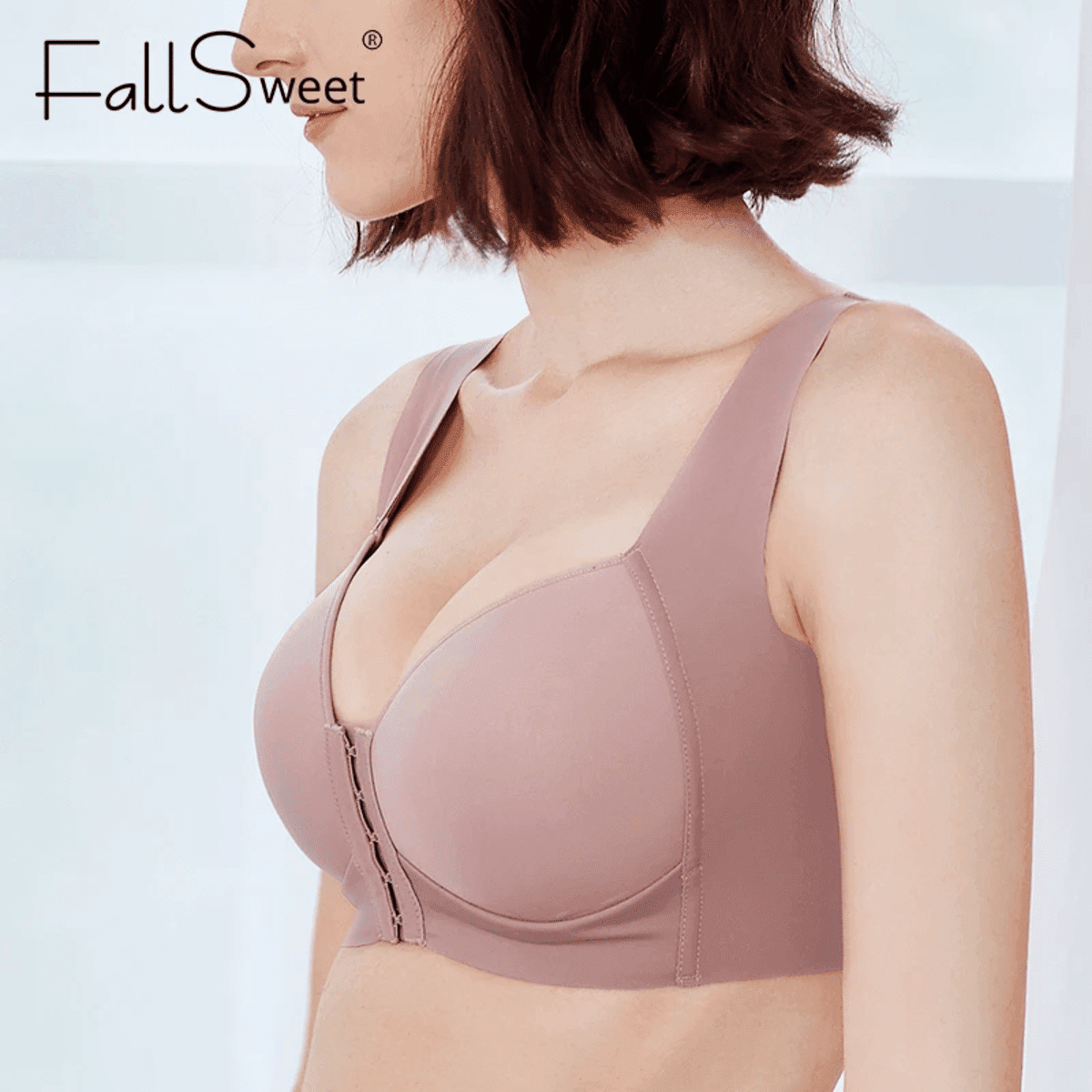 FallSweet חזיית סגירה קדמית לנשים בתוספת גודל