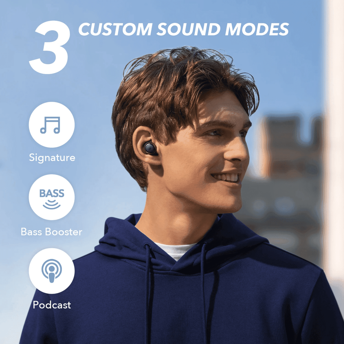 אוזניות Soundcore A1
