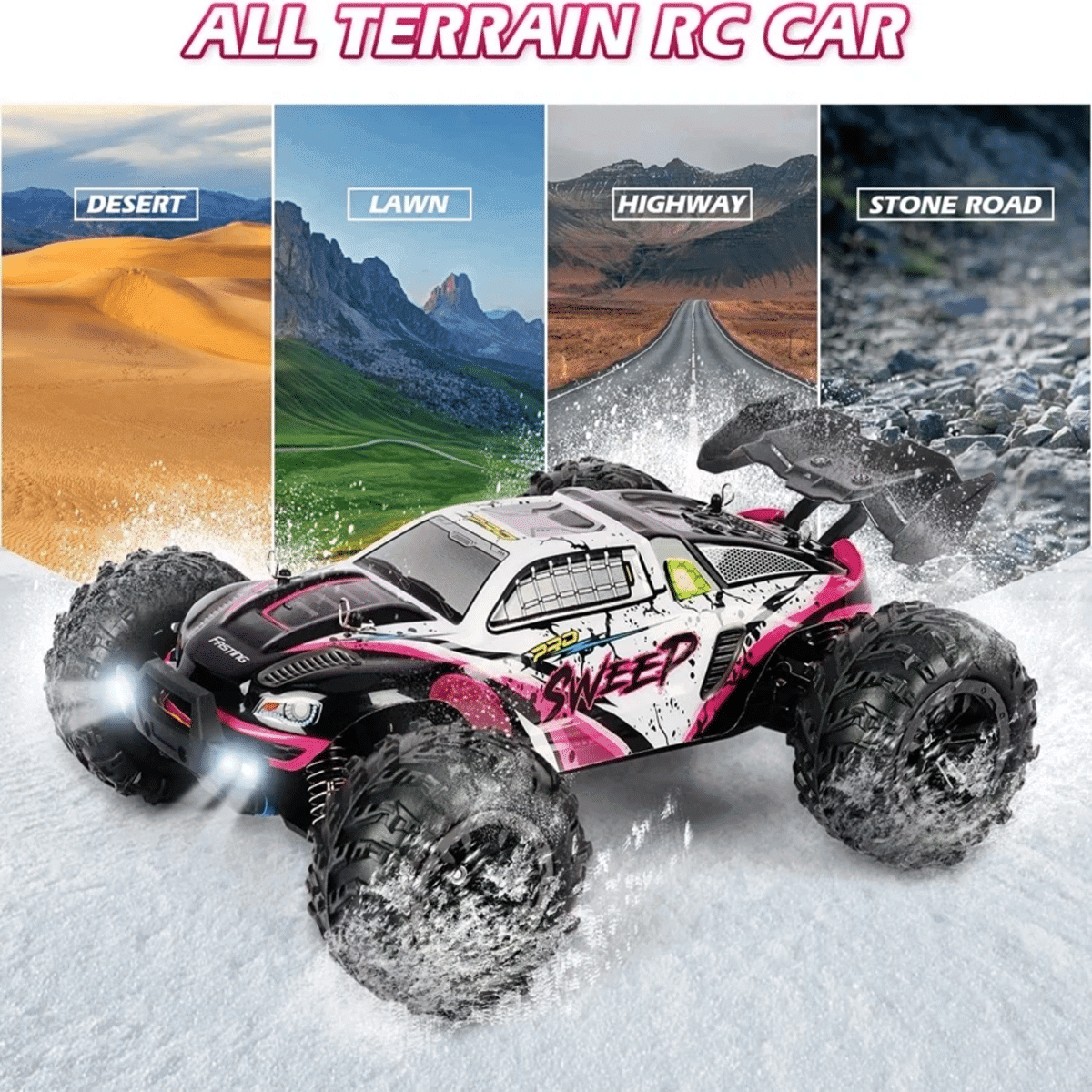 מכונית שלט רחוק 4WD במהירות גבוהה