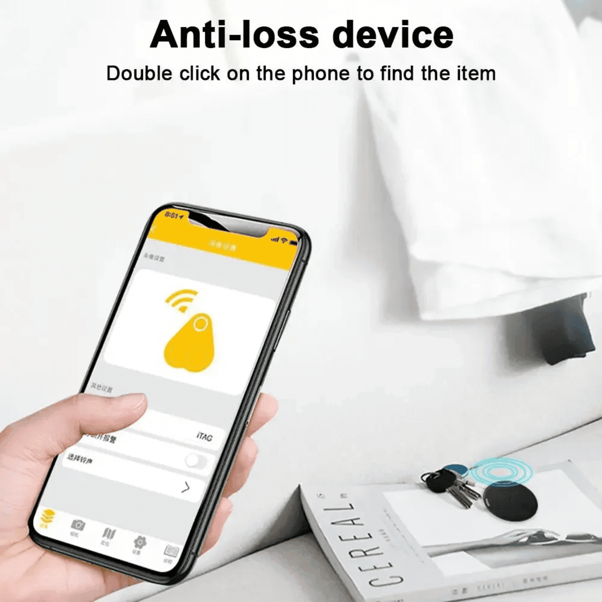 מגשש חכם מיני GPS ו-Bluetooth לאיתור חפצים – איתור מפתח, ילדים, ארנק, ומזוודות