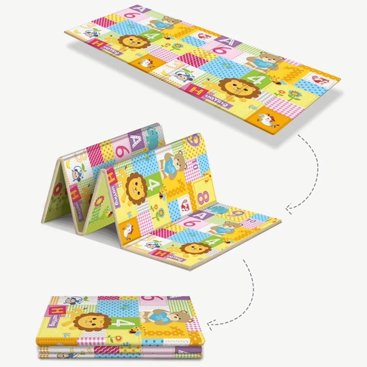 מחצלת משחק מתקפלת לתינוק - 180x100 ס"מ