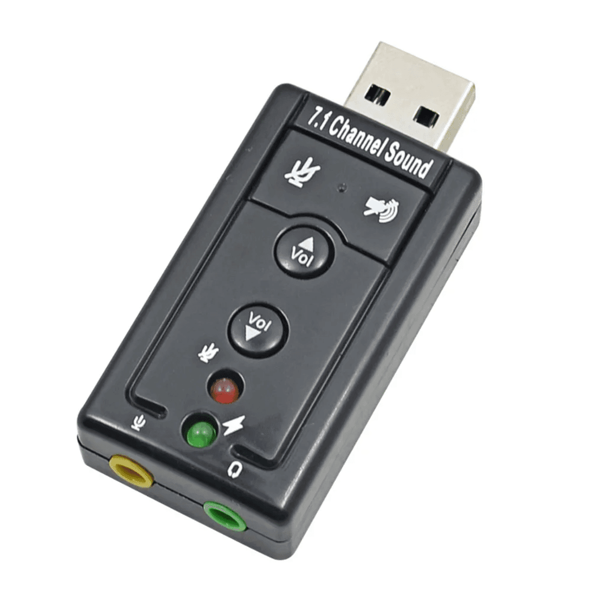 כרטיס קול חיצוני USB עם 7.1 ערוצים – TISHRIC