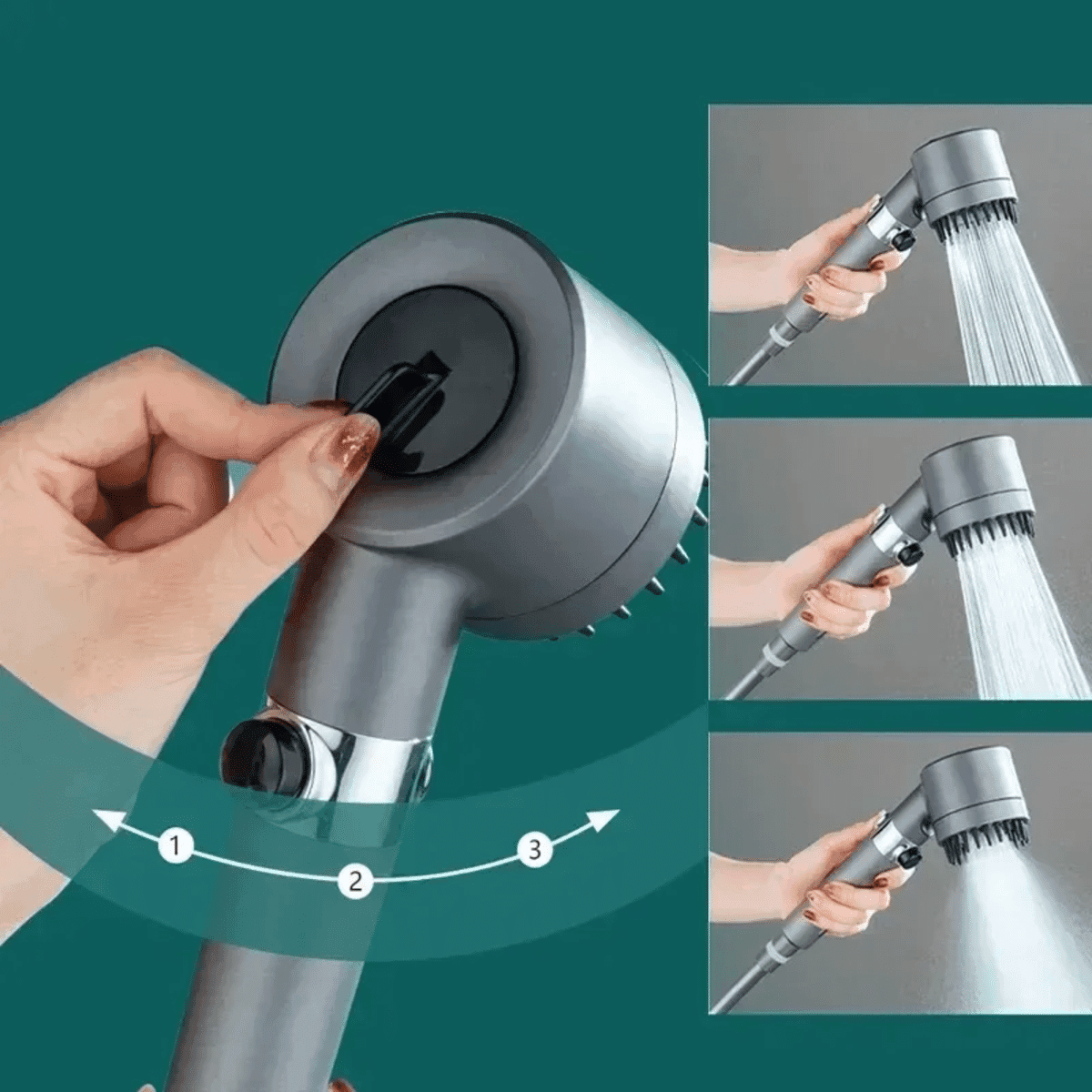 ראש מקלחת עוצמתי TurboStream