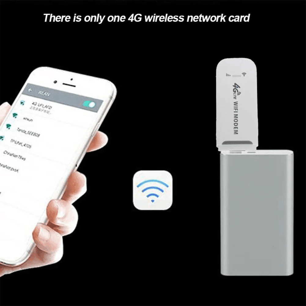נתב 4G/5G אלחוטי 150Mbps USB – כרטיס SIM נייד ל-Hotspot פס רחב