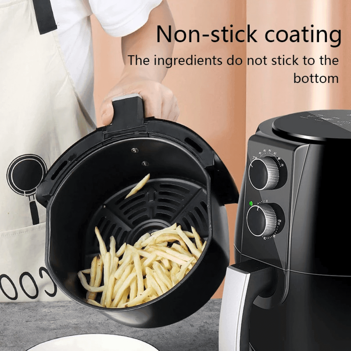 מכשיר Airfryer שמן חכם Xiomi – תנור אוויר 4L לטיגון ולבישול ביתי