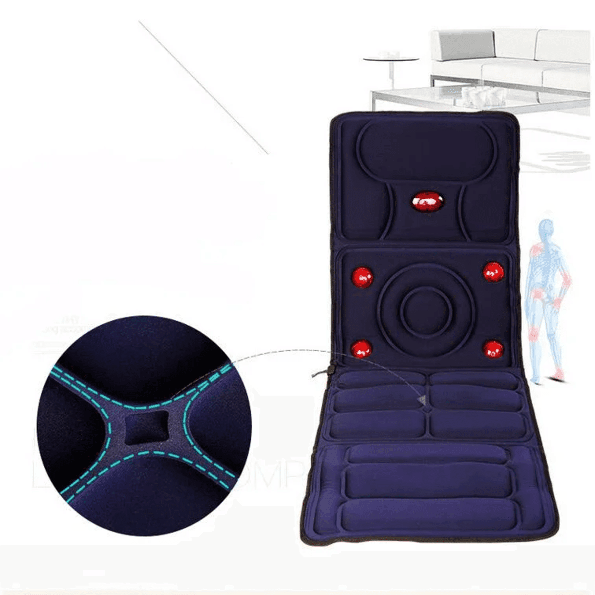מזרן עיסוי אינפרא אדום 8 מצבים לגב ולגוף