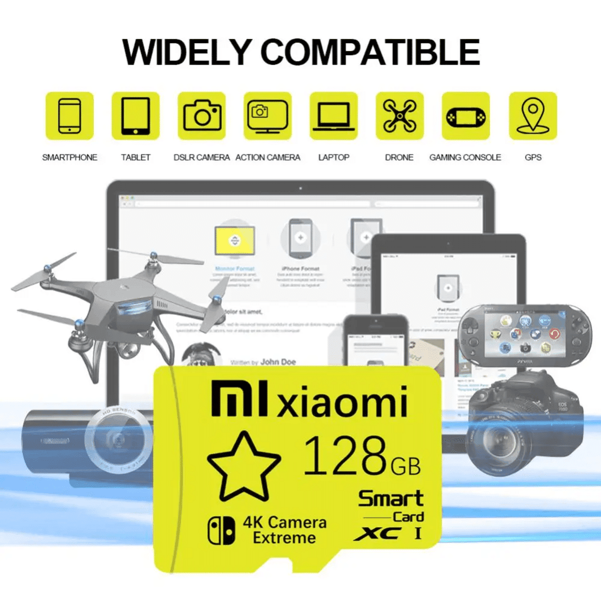 כרטיס זיכרון Xiaomi מיקרו SD מהיר ועמיד בנפח 2TB