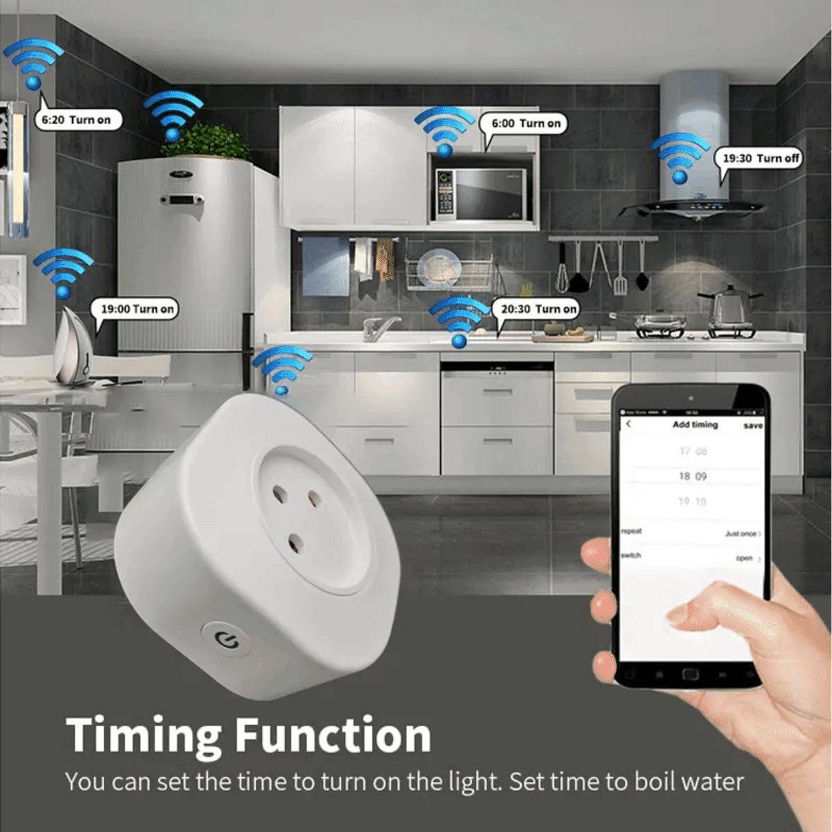 תקע חשמל חכם WiFi