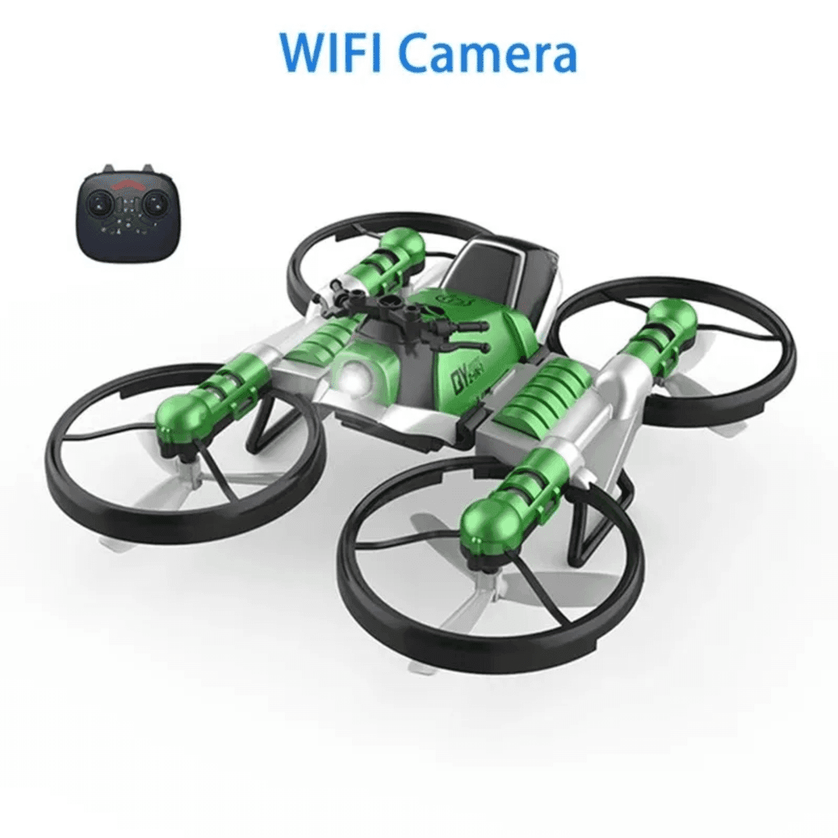 מל"ט אופנוע 2 ב-1 עיוות עם מצלמת 4K HD – FPV WIFI