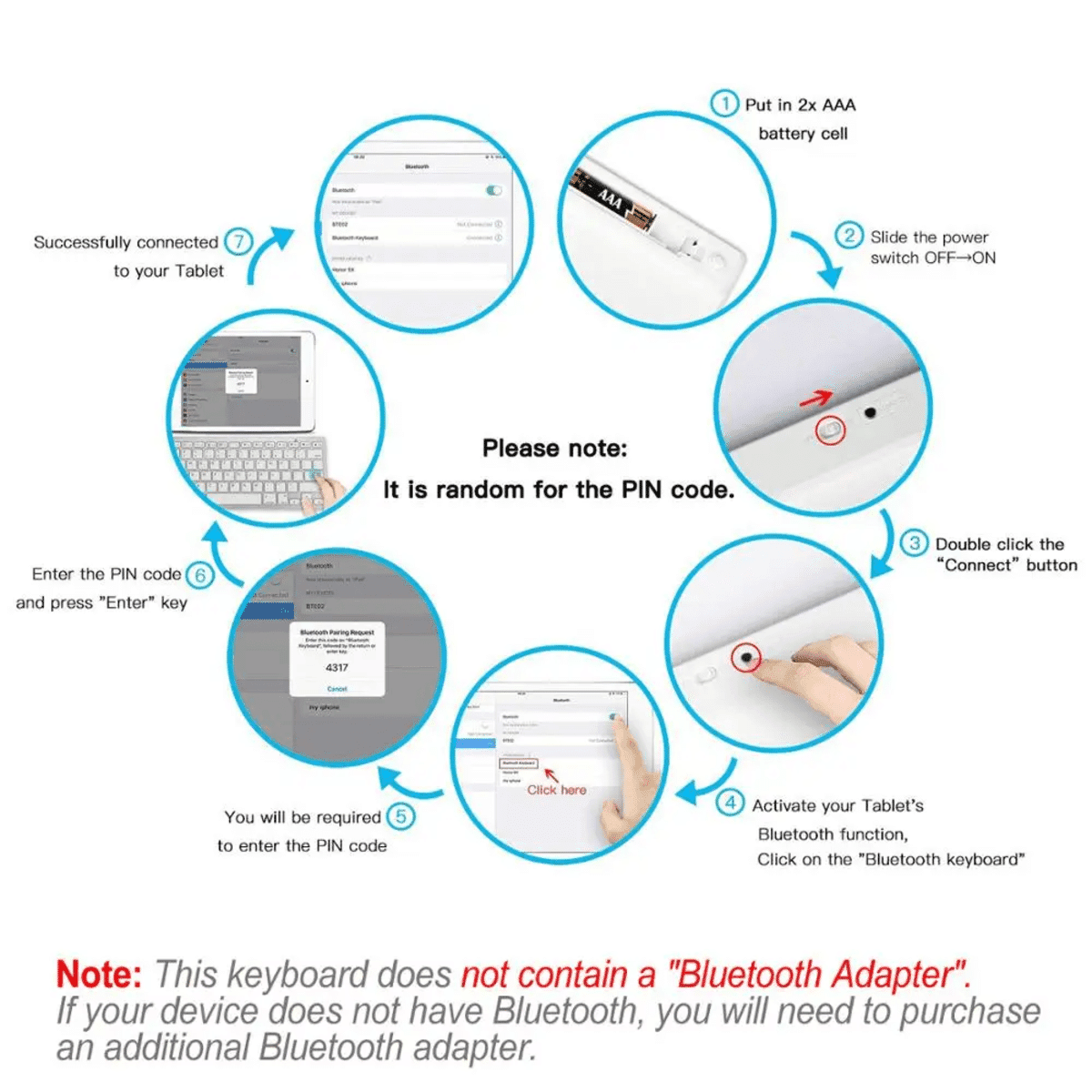מקלדת Bluetooth אלחוטית דקה במיוחד בעברית – תואמת iOS, iPad, Android, Windows