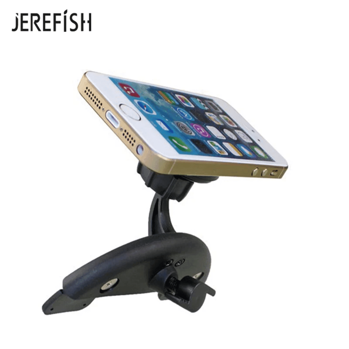מעמד טלפון לרכב 360 מעלות – JEREFISH מגנטי חזק לחריץ תקליטור
