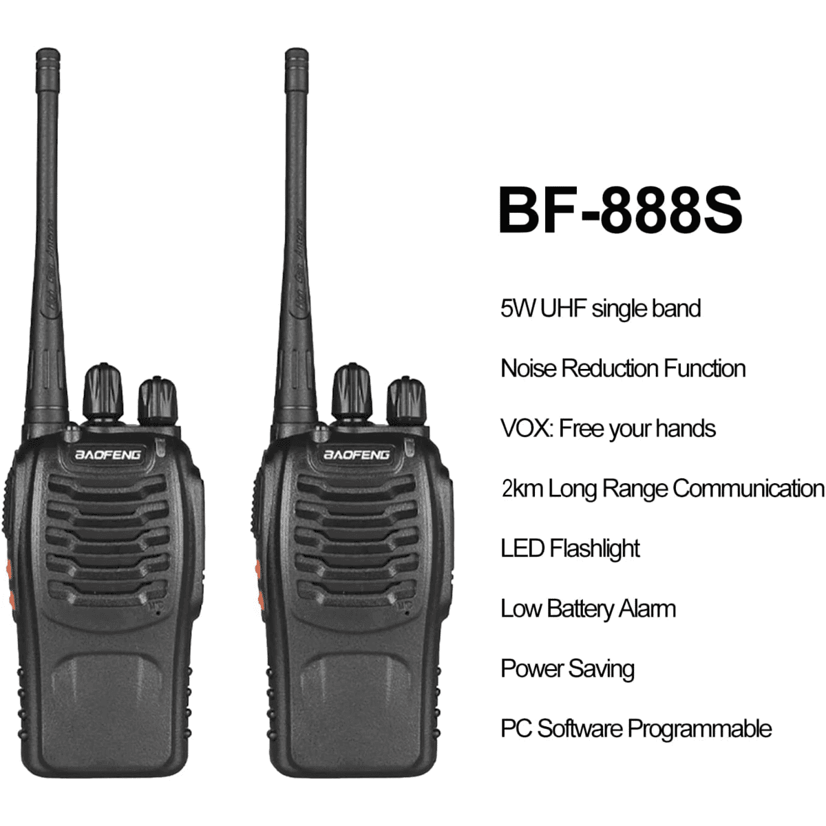 סט ווקי טוקי נייד BF-888S