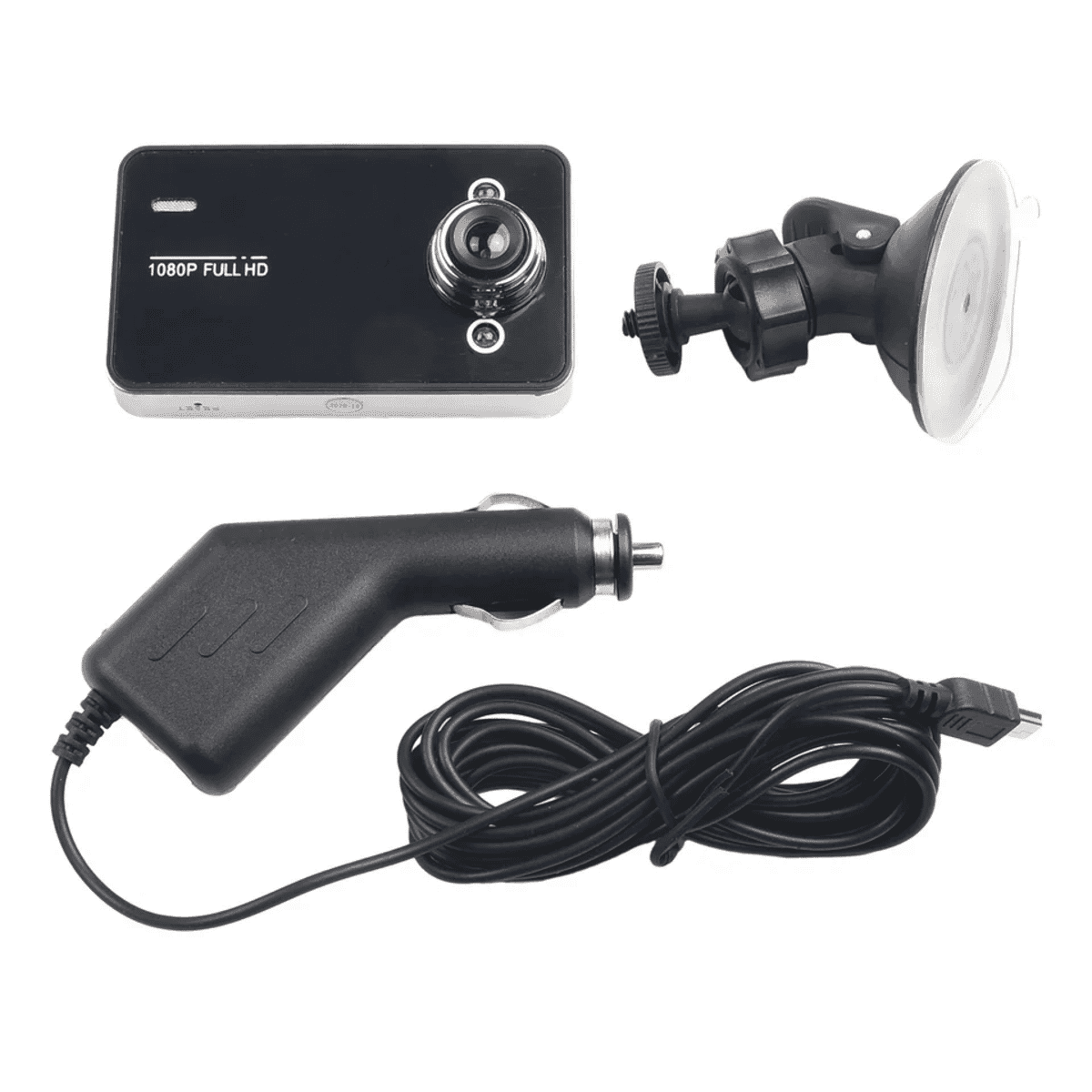מצלמת רכב DVR HD 1080p – עדשה כפולה עם ראיית לילה וזיהוי תנועה