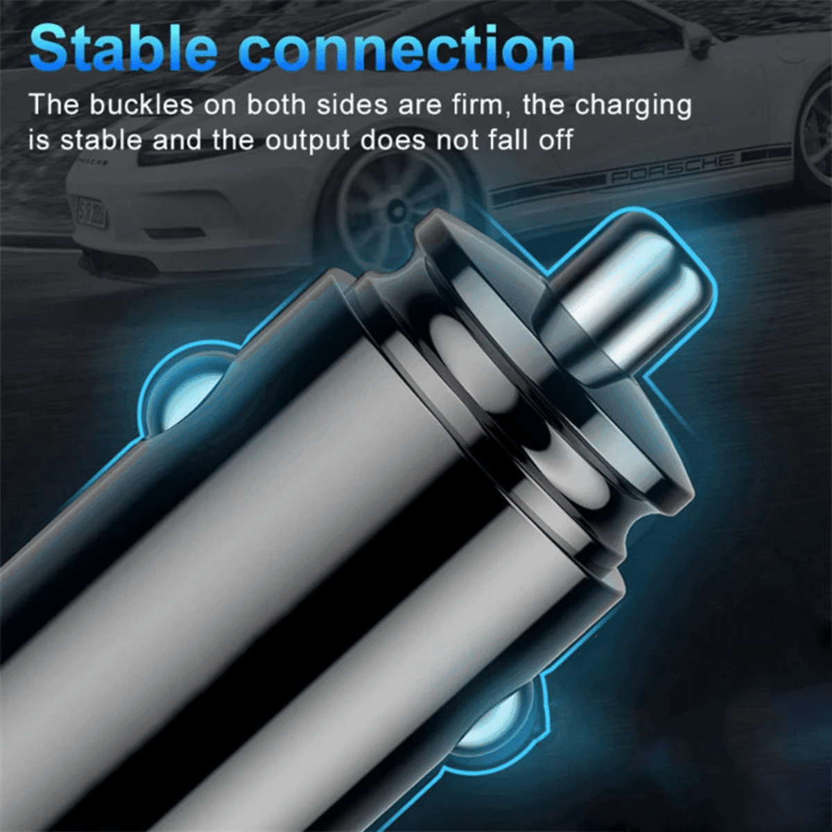 מטען רכב QC 4.0/3.0 USB Type-C – טעינה מהירה עבור iPhone ו-Huawei